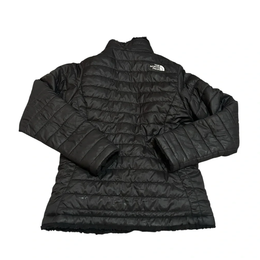 THE NORTH FACE Girls' Reversible Mossbud Swirl Full Zip Crewneck Jacket